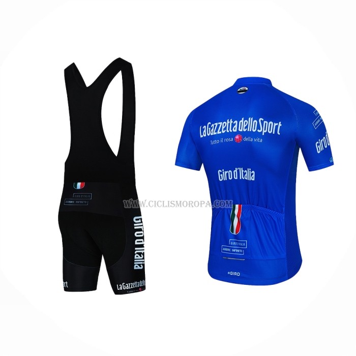 2022 Ropa Ciclismo Giro d'Italia Profundo Azul Mangas Cortas y Culotte Corto